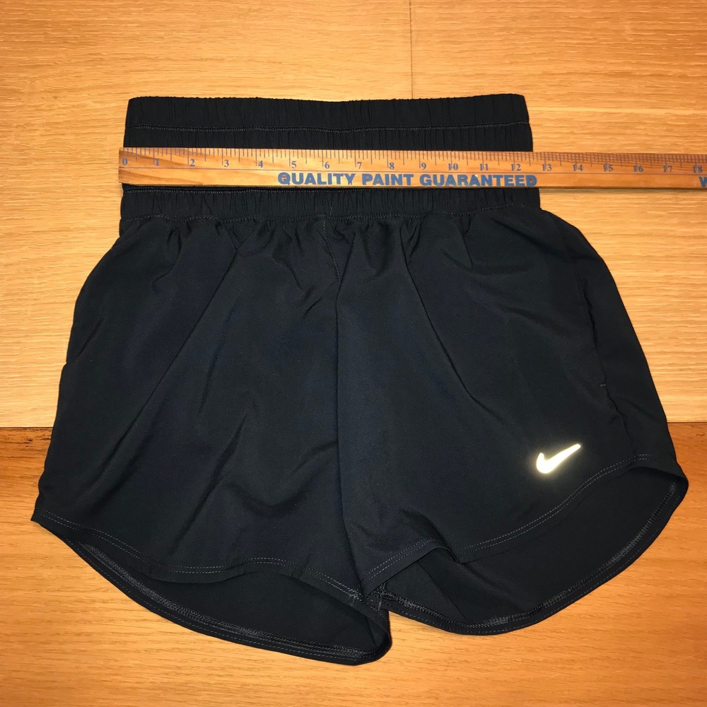 Nike Dri-FIT One High-Rise 3" Brief-Lined Shorts Navy Blue DX6642-478 Womens S - Picture 11 of 16